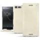 Housse cuir Sony Xperia XZ Premium - Blanc escumo