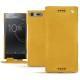 Sony Xperia XZ Premium leather case - Jaune soulèu