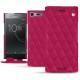 Sony Xperia XZ Premium leather case - Rose fluo - Couture