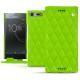 Sony Xperia XZ Premium leather case - Vert fluo - Couture