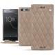 Funda de piel Sony Xperia XZ Premium - Taupe vintage - Couture