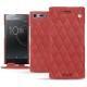 Housse cuir Sony Xperia XZ Premium - Cerise vintage - Couture