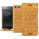 Funda de piel Sony Xperia XZ Premium - Or Maïa - Couture