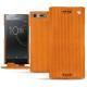Housse cuir Sony Xperia XZ Premium - Abaca arancio