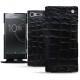 Custodia in pelle Sony Xperia XZ Premium - Crocodile nero