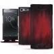 Housse cuir Sony Xperia XZ Premium - Rouge Patine