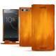硬质真皮保护套 Sony Xperia XZ Premium - Orange Patine