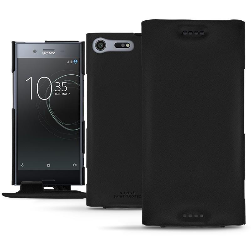Lederschutzhülle Sony Xperia XZ Premium - Noir PU