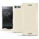Sony Xperia XZ Premium leather case - Blanc PU