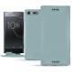 Housse cuir Sony Xperia XZ Premium - Bleu ciel PU