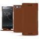 Housse cuir Sony Xperia XZ Premium - Marron PU