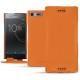 Housse cuir Sony Xperia XZ Premium - Orange PU