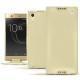 Custodia in pelle Sony Xperia XA1 Ultra - Beige ( Nappa - Pantone 7502C ) 