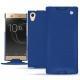 Sony Xperia XA1 Ultra leather case - Bleu océan ( Nappa - Pantone 293C ) 