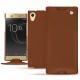 Sony Xperia XA1 Ultra leather case - Marron ( Nappa - Pantone 1615C ) 