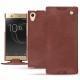 Lederschutzhülle Sony Xperia XA1 Ultra - Passion vintage ( Glutton - Red ) 