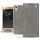 Sony Xperia XA1 Ultra leather case - Acier vintage ( Pantone 403C ) 