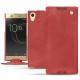 Funda de piel Sony Xperia XA1 Ultra - Cerise vintage ( Pantone 185C ) 