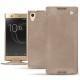 Housse cuir Sony Xperia XA1 Ultra - Taupe vintage ( Pantone 7530C ) 