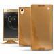 Housse cuir Sony Xperia XA1 Ultra - Or Maïa ( Bologna Hi Gloss Metallic - Pantone 871C ) 