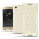 Custodia in pelle Sony Xperia XA1 Ultra - Blanc - Couture ( Bologna - White ) 