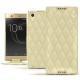 Housse cuir Sony Xperia XA1 Ultra - Beige - Couture ( Nappa - Pantone 7502C ) 