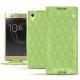Funda de piel Sony Xperia XA1 Ultra - Vert olive - Couture ( Nappa - Pantone 578U ) 