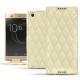 Capa em pele Sony Xperia XA1 Ultra - Ivoire - Couture ( Sleek P C12 - White ) 