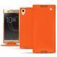Sony Xperia XA1 Ultra leather case - Orange fluo