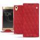 Funda de piel Sony Xperia XA1 Ultra - Rouge troupelenc - Couture