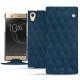 Housse cuir Sony Xperia XA1 Ultra - Blu mediterran - Couture