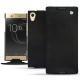 Housse cuir Sony Xperia XA1 Ultra - Negre poudro
