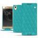 Custodia in pelle Sony Xperia XA1 Ultra - Bleu fluo - Couture
