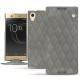 Housse cuir Sony Xperia XA1 Ultra - Acier vintage - Couture