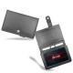 レザーケース Cowon iAudio Q5  - Noir ( Nappa - Black ) 