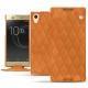 Housse cuir Sony Xperia XA1 Ultra - Mandarine vintage - Couture
