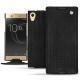 Capa em pele Sony Xperia XA1 Ultra - Abaca nero