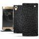 Custodia in pelle Sony Xperia XA1 Ultra - Autruche nero