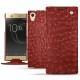 Sony Xperia XA1 Ultra leather case - Autruche ciliegia