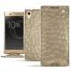 Housse cuir Sony Xperia XA1 Ultra - Autruche desert
