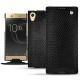 Capa em pele Sony Xperia XA1 Ultra - Serpent nero