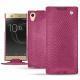 Sony Xperia XA1 Ultra leather case - Serpent ciclamino