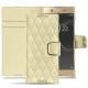 Lederschutzhülle Sony Xperia XA1 Ultra - Beige - Couture ( Nappa - Pantone 7502C ) 