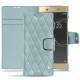 Capa em pele Sony Xperia XA1 Ultra - Bleu ciel - Couture ( Nappa - Pantone 277C ) 