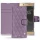 가죽 커버 Sony Xperia XA1 Ultra - Lilas - Couture ( Nappa - Pantone 2645U ) 