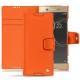 Custodia in pelle Sony Xperia XA1 Ultra - Orange fluo