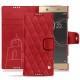 Housse cuir Sony Xperia XA1 Ultra - Rouge troupelenc - Couture