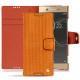 Housse cuir Sony Xperia XA1 Ultra - Abaca arancio