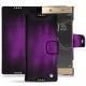 Housse cuir Sony Xperia XA1 Ultra - Violet Patine