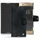 Lederschutzhülle Sony Xperia XA1 Ultra - Dark vintage ( Roughtcut - Black#5256 ) 